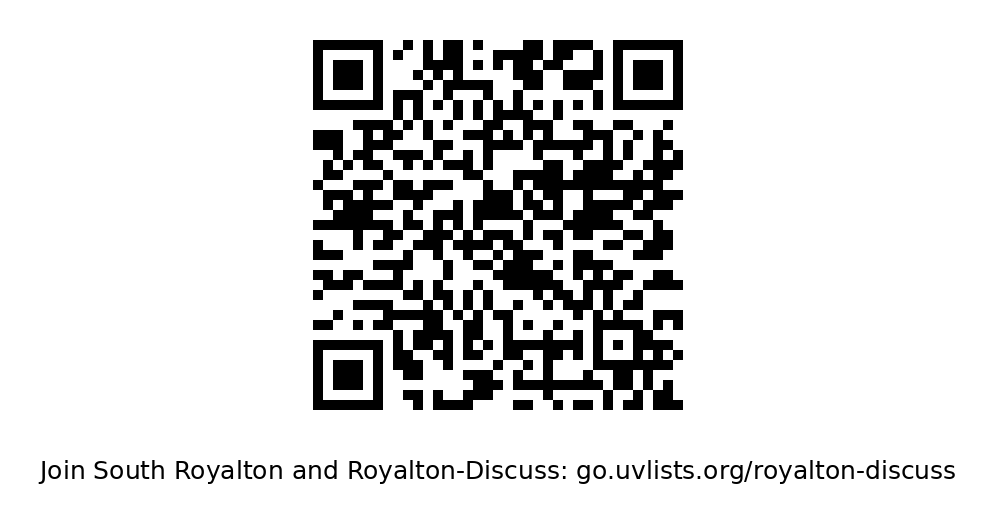 QR code for South Royalton and Royalton-Discuss